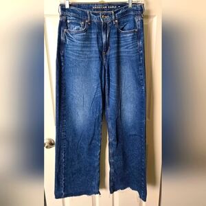 American Eagle Baggy Straight Jean Sz 8  Super Soft And Comfy